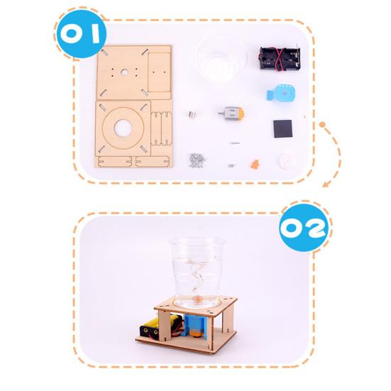 Electric Vortex Experiment Eco-friendly Stimulate Learning Interest Plastic Children Science Electric