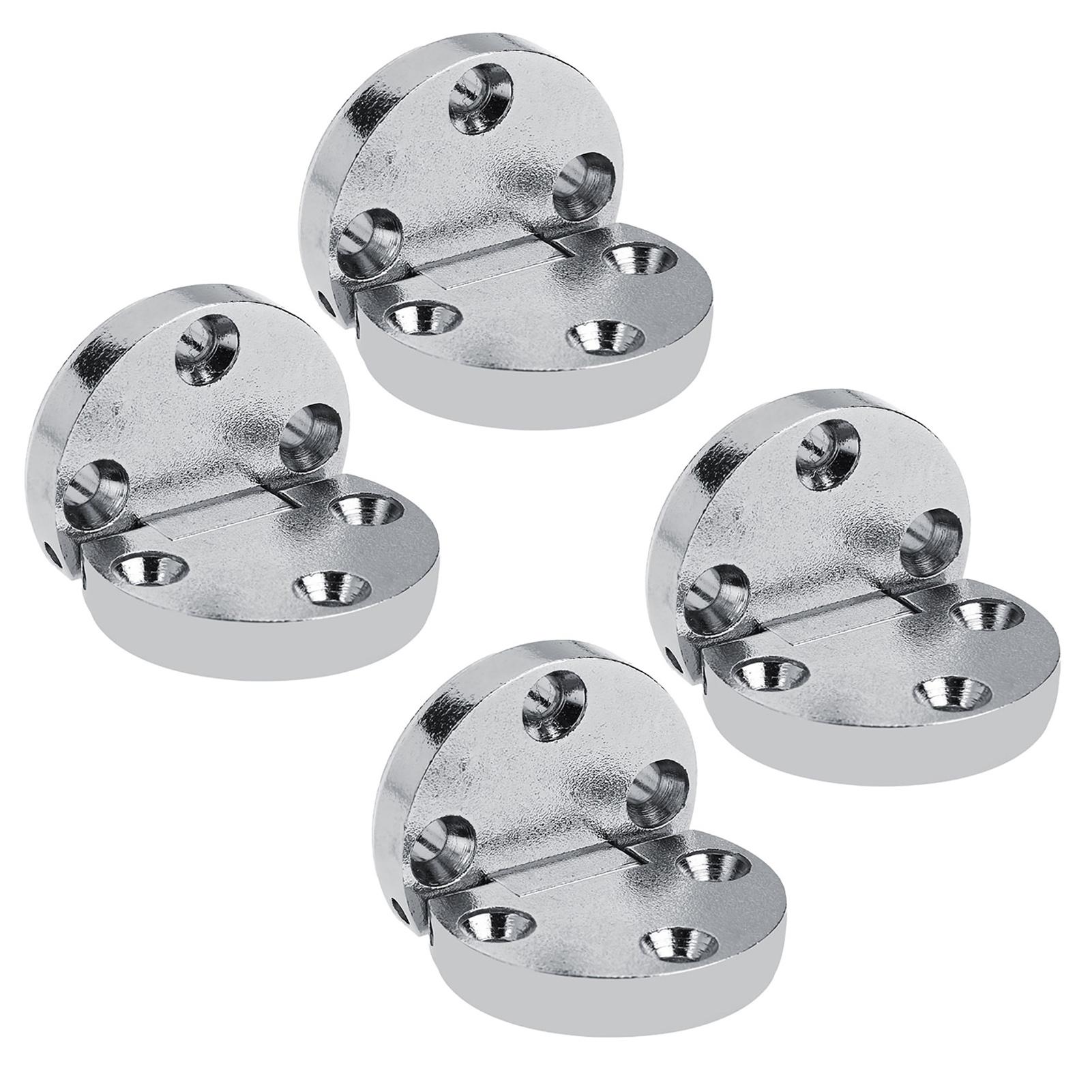 

4pcs Zinc Alloy Flip Hinges for Folding Tables Flap Tables Furniture Accessories High Load Capacity