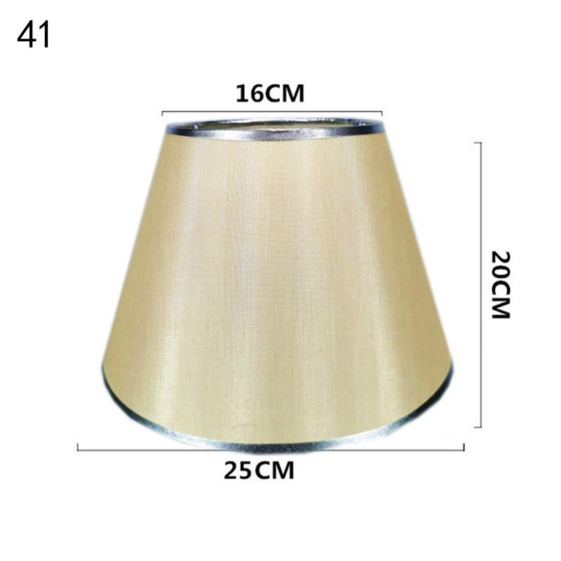 Retro Style Table Lampshades PVC Fabric E27 Floor Lamp Shade Desktop Bedroom Bedside Desktop Home Decor Wall Lamp Cover