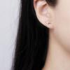 Lightning Bolt Stud Earrings Unisex Fashionable Personalized High End Versatile Niche Design Ear Jewelry For Men And Women
