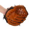 Zongsi Baseball Glove 9.5 Inches Softball Pitcher Catcher Kids Youth Adults Shock Absorption Built-in Beginner Left-Handed Brown