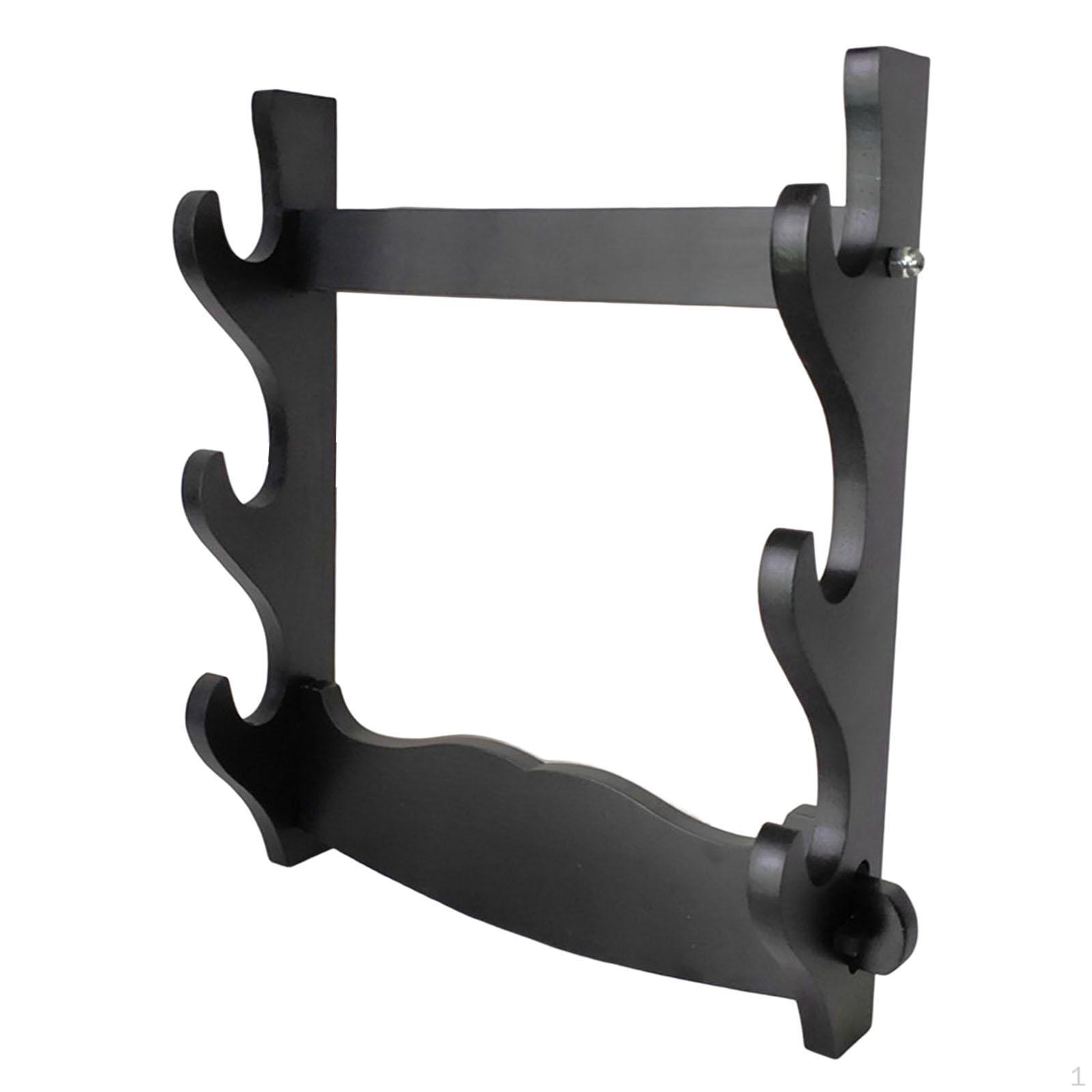 Lightsaber Rack, Wall Mount Hanger Horizontal Support Bracket Samurai Stand 3 Tiers