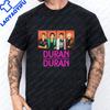 Retro Duran Duran Print Tshirt Unisex Streetwear Shortsleeved Shirt Suitable for Both Unisex and Unisex Large Size