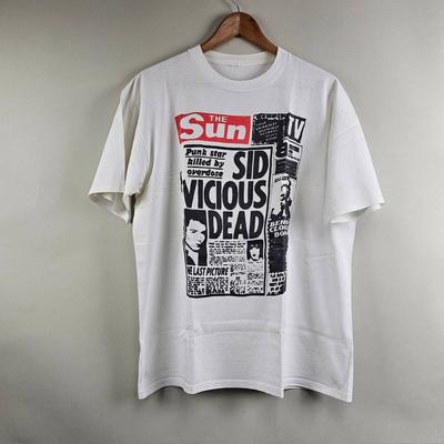90s The Sex Pistols Sid Vicious Mrtvý Punk Skinhead Tričko Topy Tričko