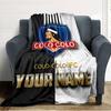 Name Custom COLO COLO Fc Print Flannel Blanket High Quality Warm Comfortable Cover for All Seasons Perfect for Gifts Home Decor