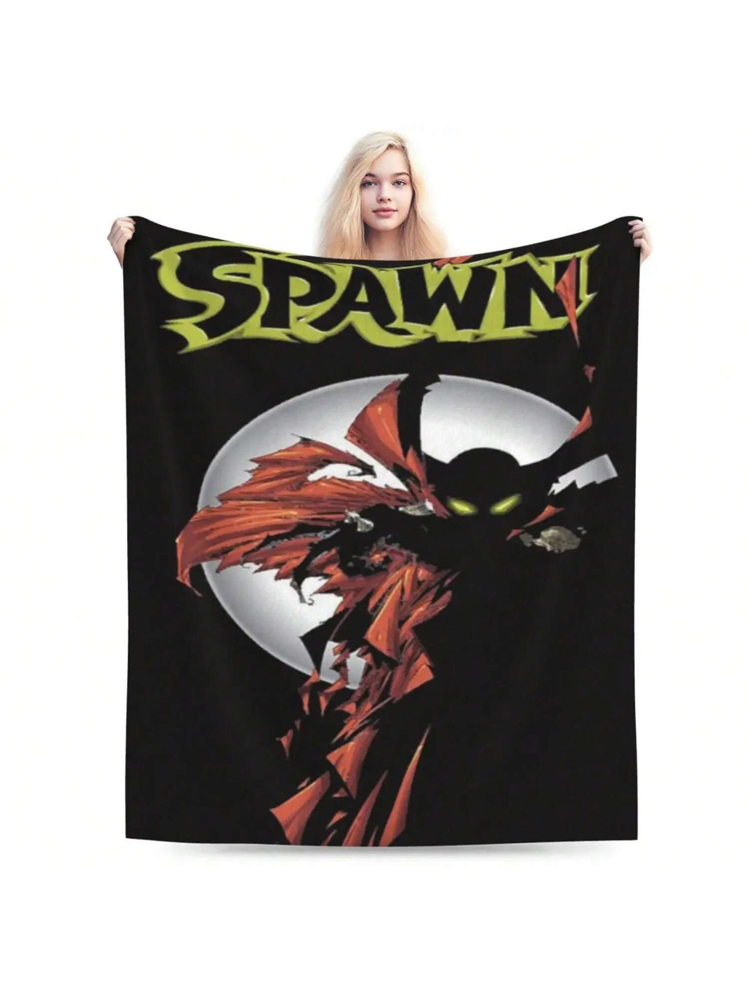 Базовая футболка SPAWN Ультрамягкое микрофлисовое одеяло 75X95CM