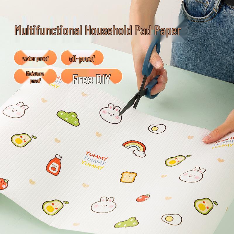 Waterproof & Oilproof Drawer, Cabinet, and Countertop Mat - Moisture & Dirt Resistant for Kitchen & Wardrobe Use