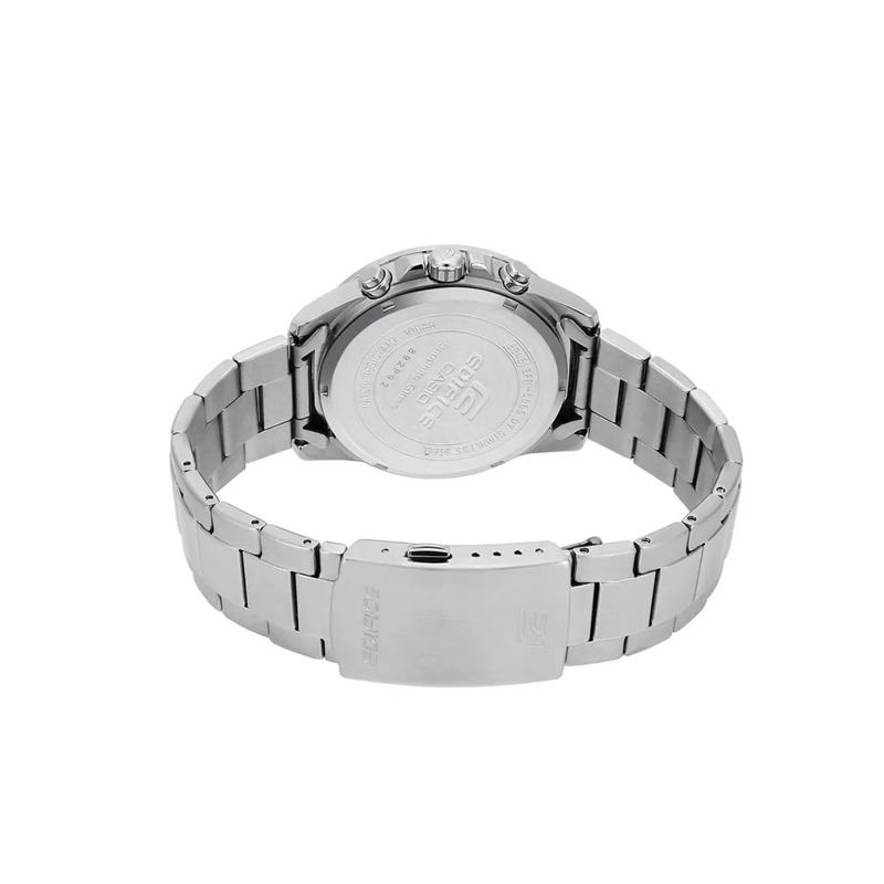 Casio EDIFICE Sapphire Mirror Simple Watch Quartz Movement Stainless Steel Strap Japanese and Korean Watch Men's Watch Silver Dial EFR-S565D-7A