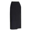 Women's High-Waisted Slit Pencil Skirt - Autumn Slim Fit Fashionable Drape Style