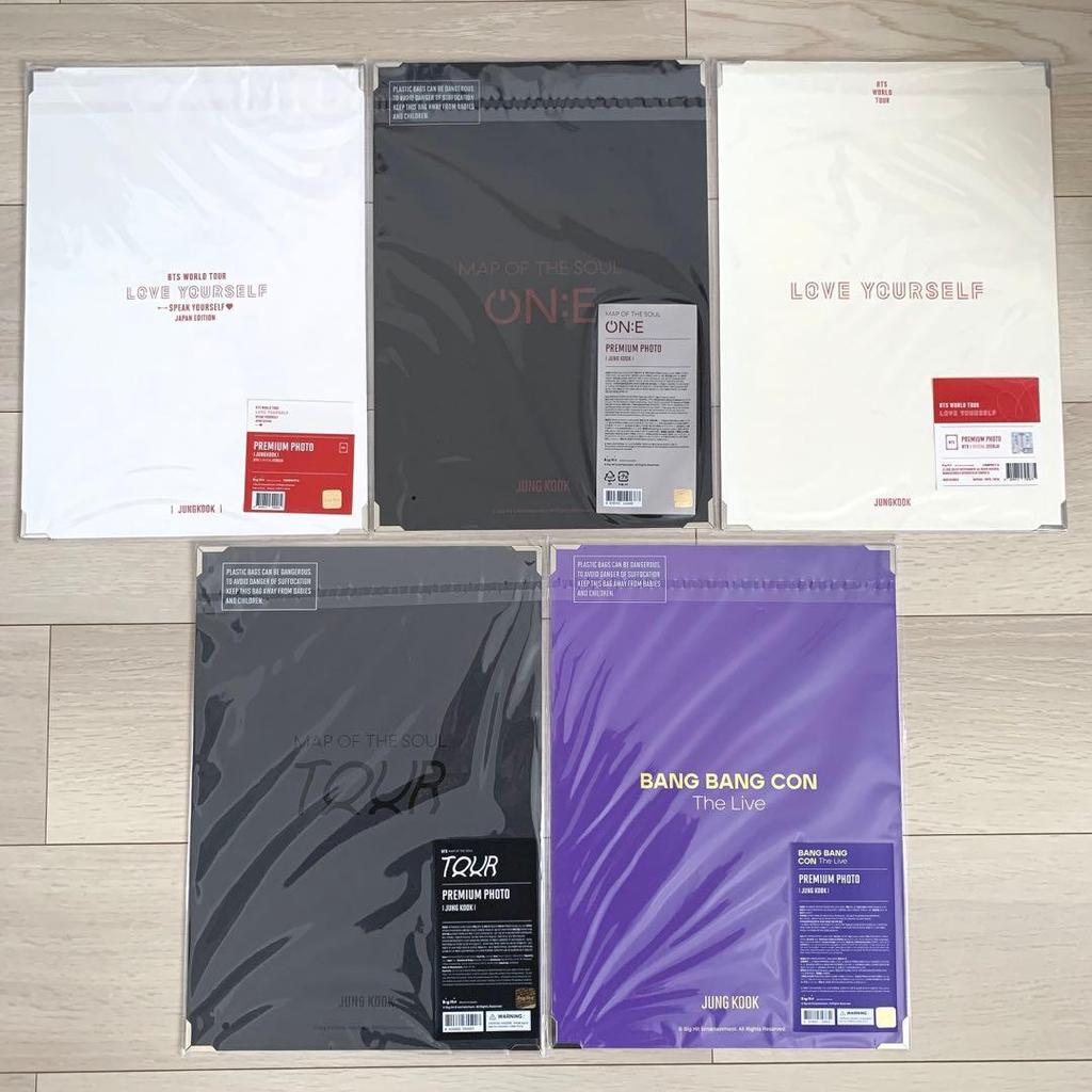 [USED] BTS Jungkook Premium Photos (5 Photos)