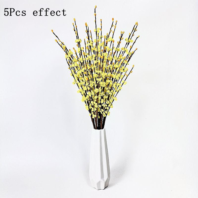 55CM Artificial Jasmine Flower Artificial Flower Art Jasmine Plant Branches Suitable for Home Office DIY Wreath Wedding Ornament