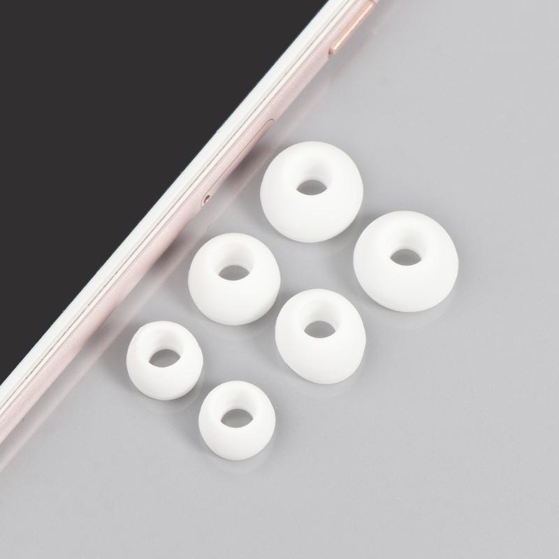 Earbud Tips Soft Silicone Earbuds Replacement Tips for in-Ear Headphones(Inner Hole 4.5mm Earphones) ,12 Pieces