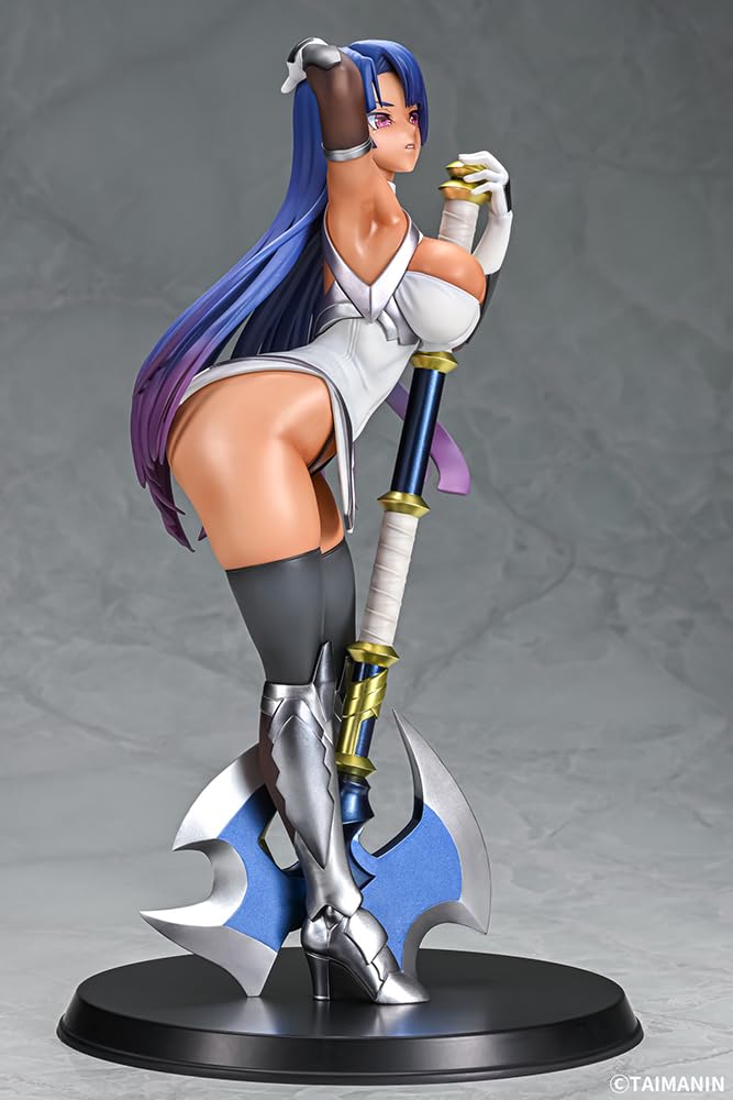 Q-six Taimanin RPGX Pale Young Purple Yatsumurasaki Tanned Ver. 1/6 Scale PVC Painted Complete Figure -