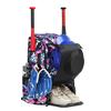 Borsa da baseball Zaino da baseball in tessuto Oxford con cerniera resistente e scomparto per scarpe per attività sportive