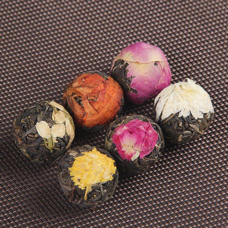 Set of Chinese Yunnan Raw Pu-erh Tea Balls for Gift, Premium 18 Pieces