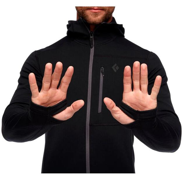 Black Diamond Fleece Hoodie Coefficient