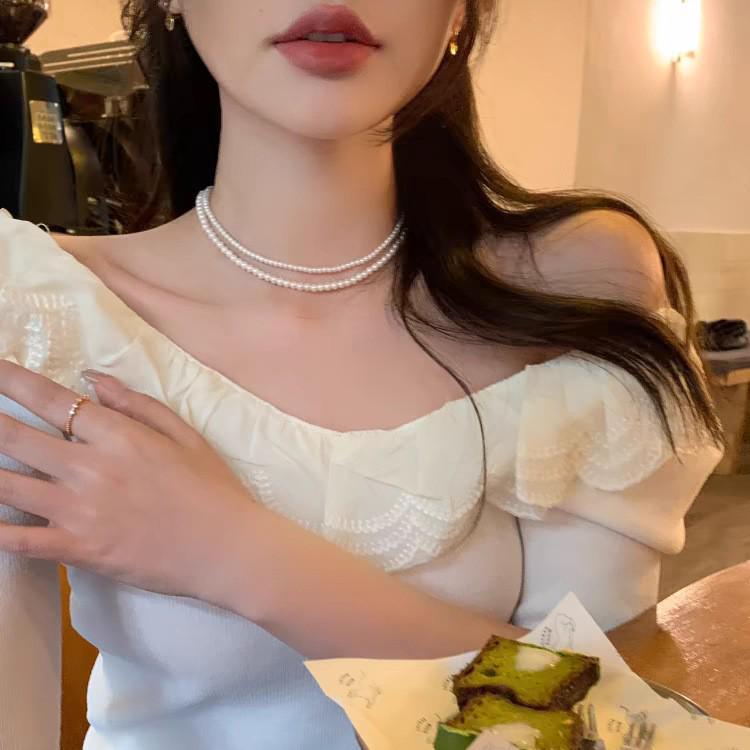 French Retro Pearl Necklace - Elegant, Versatile, High-End Fashion for Women