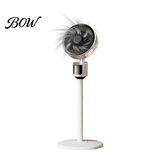 Floor Standing Fan Mini Fan, Portable USB Air Circulation for Home Office, 3 Three Speed Quiet Stand with 5m Airflow, Wide Angle Oscillating