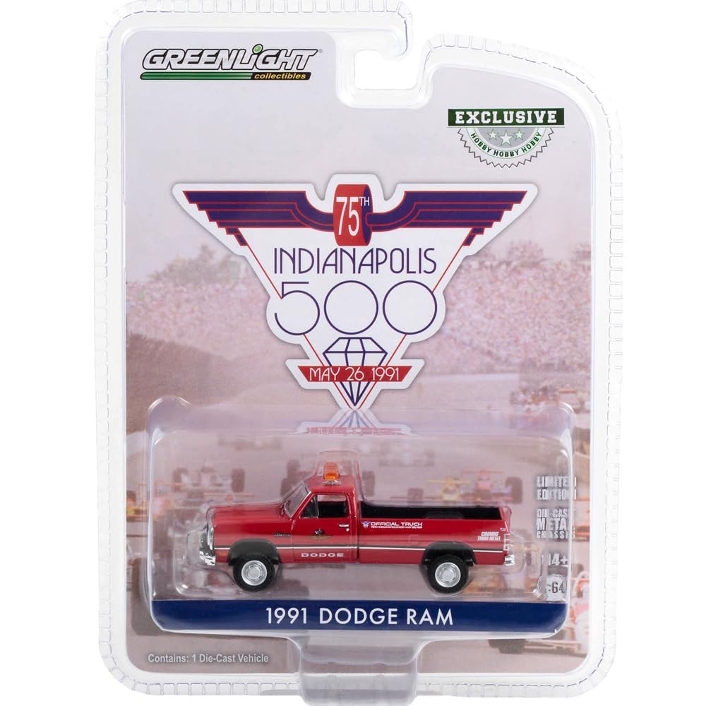 GREENLIGHT scale Dodge Ram 75th Indianapolis 500 Race Official 164  1991 - Truck