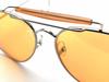 AIR FORCE PILOT TEARDROP SUNGLASS Air Force Pilot Teardrop YELLOW [SPEED ADDICT] U.S. (US Sunglasses)