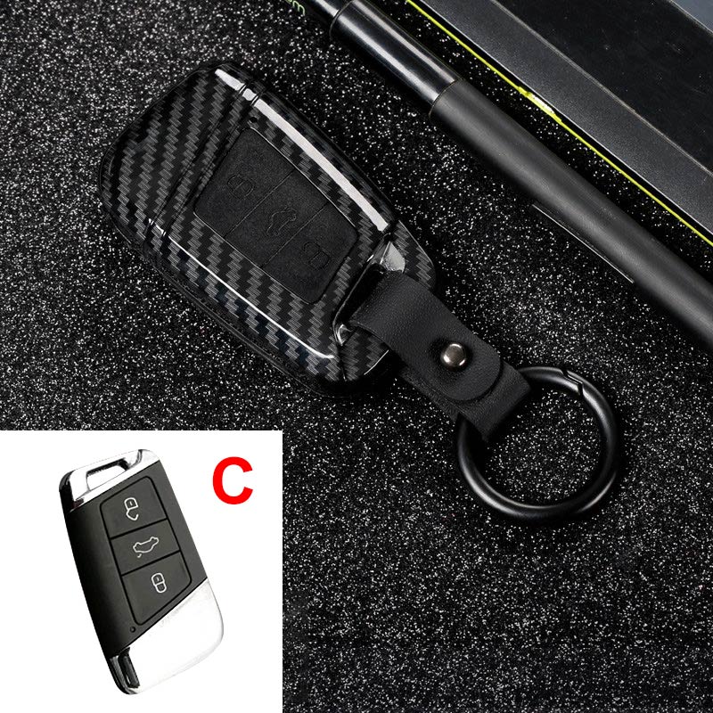 ABS+Silicone Car Key Cover Case for Skoda Octavia A5 A7 Kodiaq Karoq Rapid Yeti for V W Passat B8 Skoda Superb A7 2017