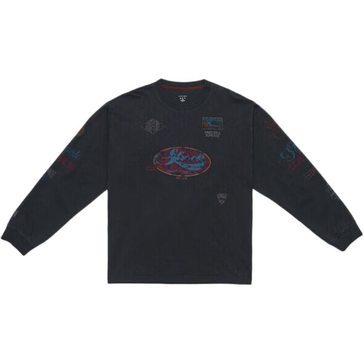 

Anta SV Series Loose Fit Printed Color Block Versatile Long Sleeve Knit Top Men tops 152621401V-3 S