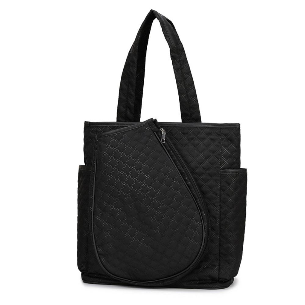 2 Rackets Badminton Backpack Nylon Sports Equipment Bag Tennis Racket Bag  Exercise Gym Equipment чёрный