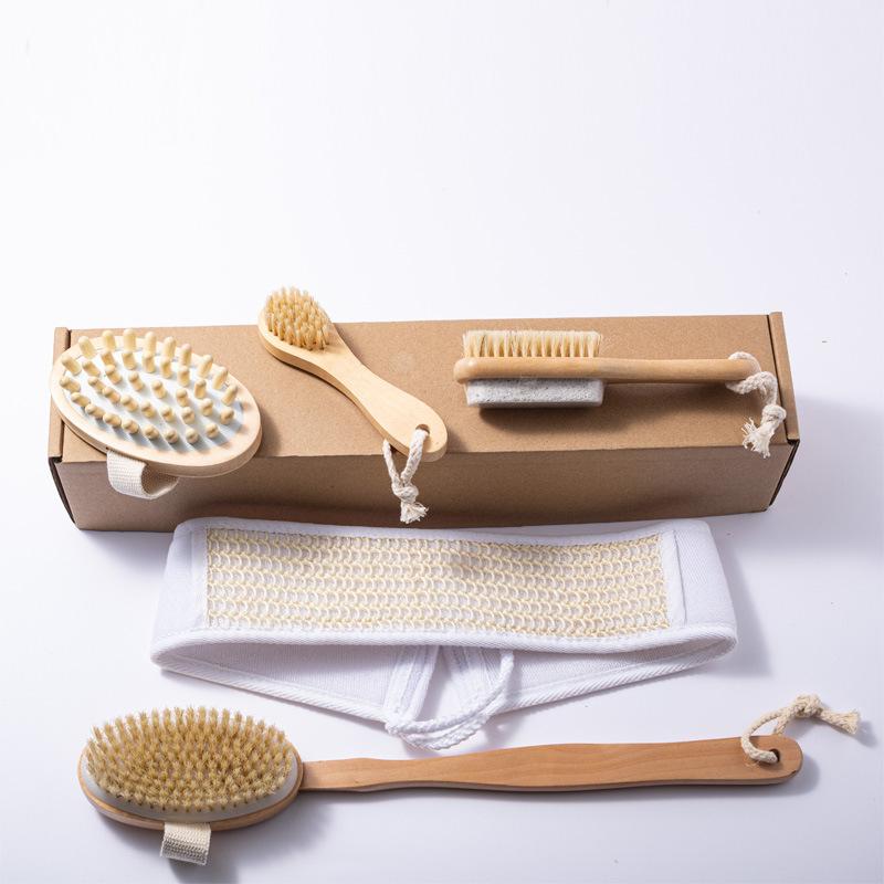 Natural Boar Bristle Dry Body Brush
