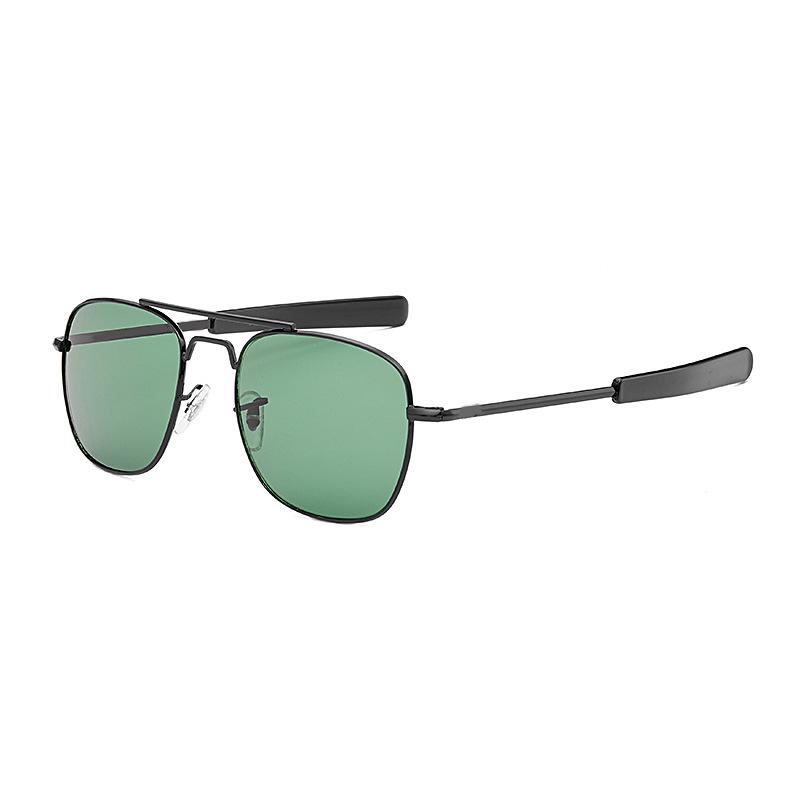 New Stylish European & American AO Men's Metal Square Frame Sunglasses