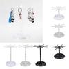 Jewelry Rotating Display Holder Organizer Necklace Keychain Stand Rack Hook