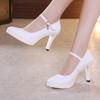 Classic Simple Point Toe Thin Heeled Pumps Black Office Work Shoes Elegant Ladies Party Shoes Women's High Heels 32-43