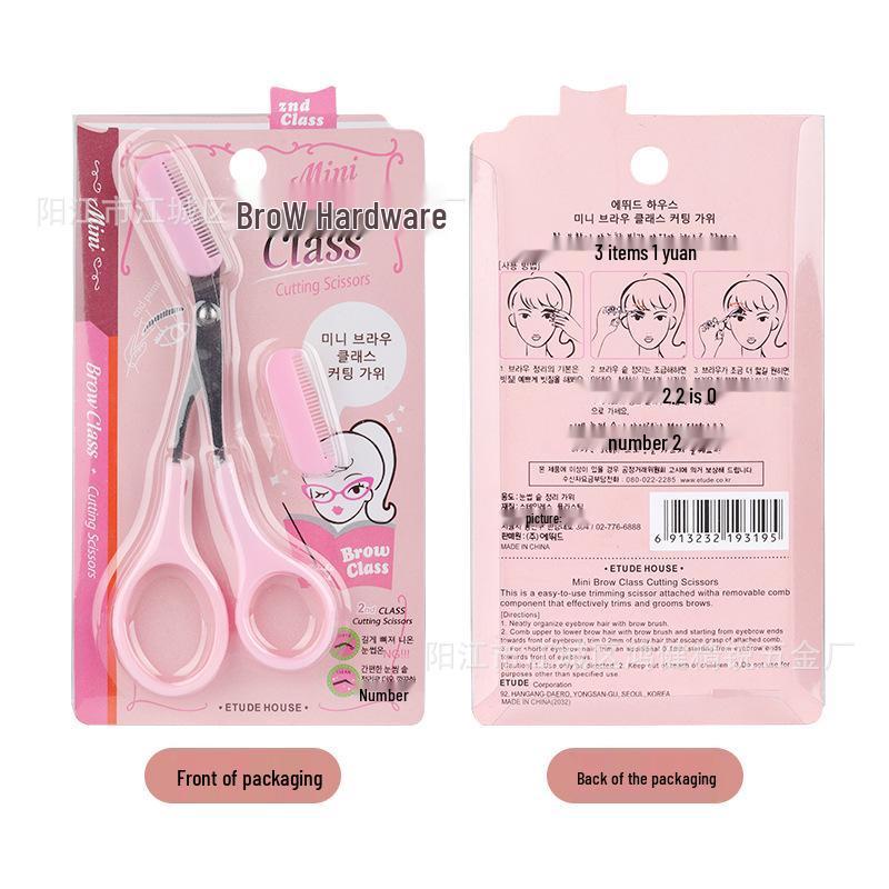 

Eyebrow Scissors with Comb - Beauty Trimmer Set for Beginners