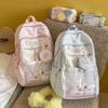 Schoolbag Junior High School Student Schoolbag Female Sweet Sister Korean High Value Primary School Student College Style Backpack Cartoon Large