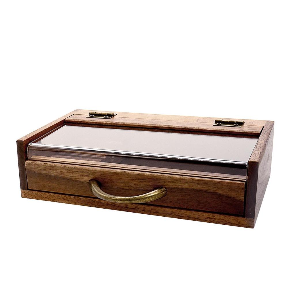 [Sears] Wooden Jewelry Box, Accessory Box, Large Capacity Storage Box s98-0004