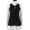 Elegant Women's Cotton Lace Top With Embroidery For Summer Casual Outfits
