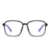 Big Square Frame Myopia Glasses Anti Blue Light Eyewear Diopter 0 to -6.0 for Men Women