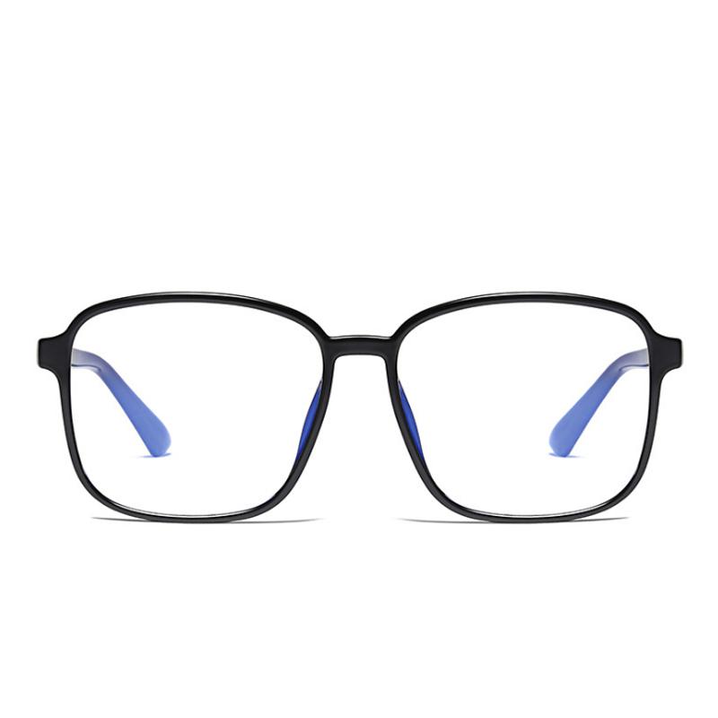Big Square Frame Myopia Glasses Anti Blue Light Eyewear Diopter 0 to -6.0 for Men Women