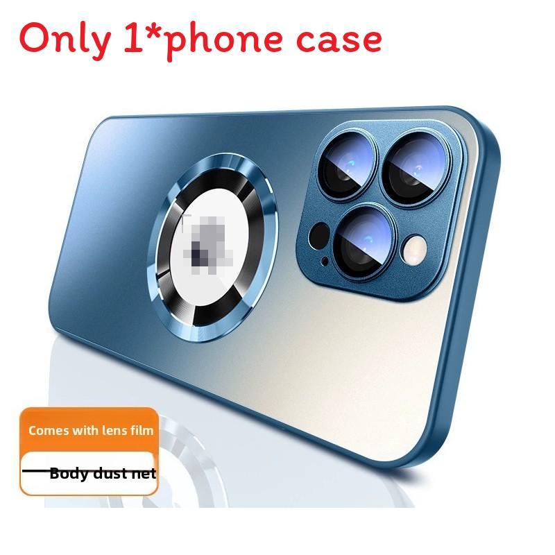 15 For Iphone Pro Matte Glass Magnetic Case With Shockproof Antiindentation