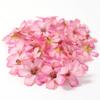30/50Pcs Artificial Flowers Heads 4cm Silk Fake Flowers for Home Dceor Wedding Bride Decoration Craft Wreath Gifts Accessories
