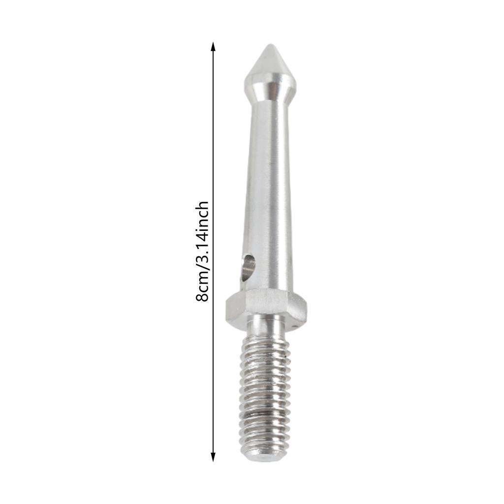 3Pcs/pack Stainless Steel Tripod Foot Spikes Enhanced Stability 3/8Inch Thread Tripod Leg Stabilizers 80mm Length