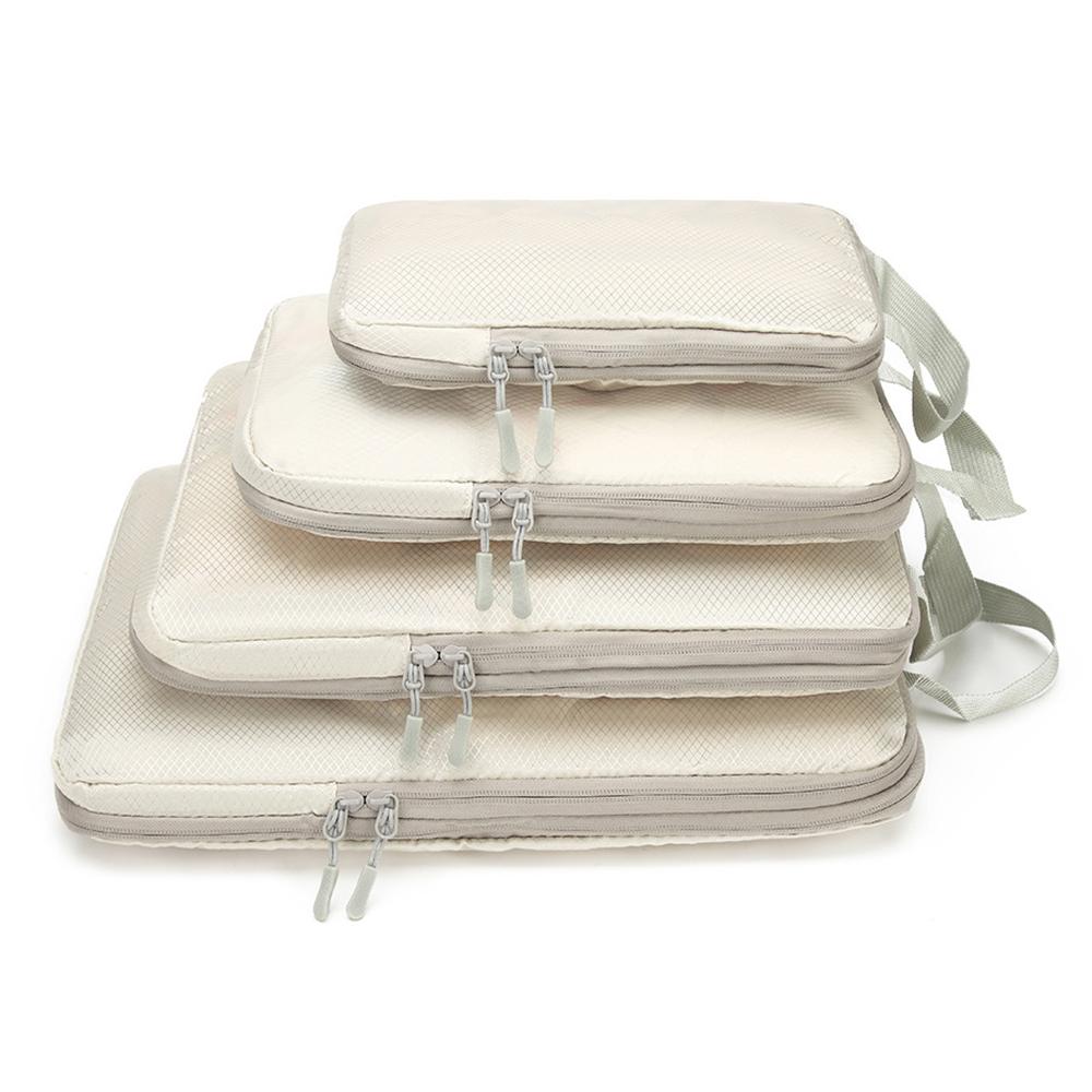 4Pcs Set Luggage Organizer Bags Oxford Cloth Travel Packing Expandable Clothes Storage Bags