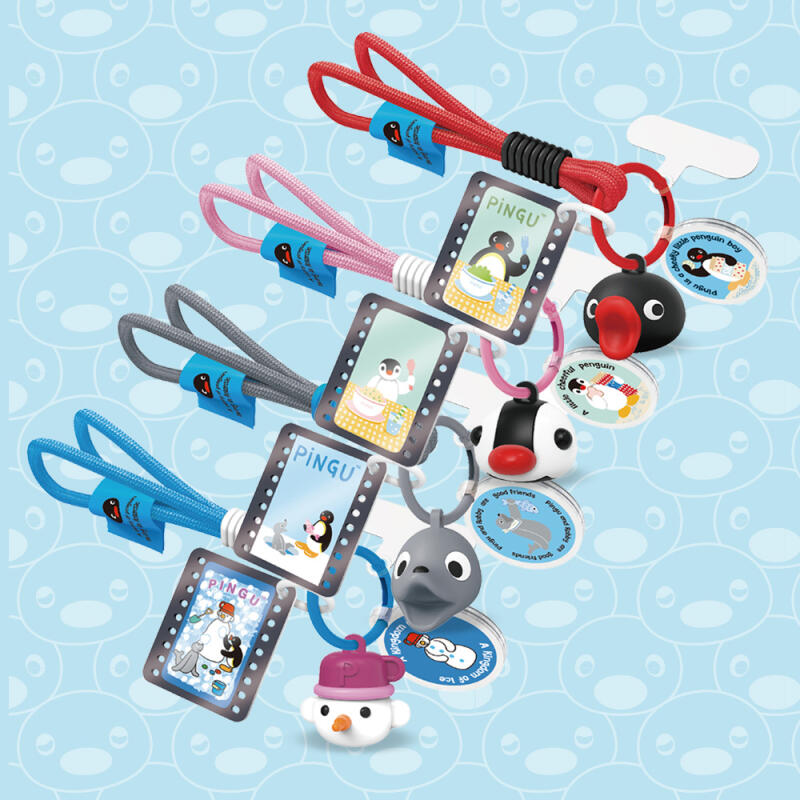 Pingu Antarctica Pendant Strap Keychain Random Box Capsule Gacha Random capsule