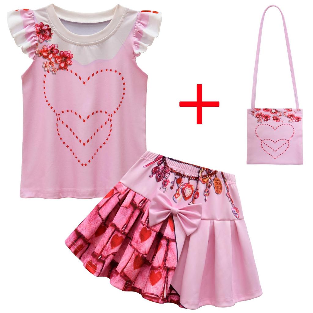 Children Halloween Print Anime Princess Dress