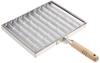 Kanda Grill Stainless Made In Tsubame One Grilled Great for Grilling 109057 Pan, Steel, Japan, Sanjo, Hand, Fish, Eel, Silver,