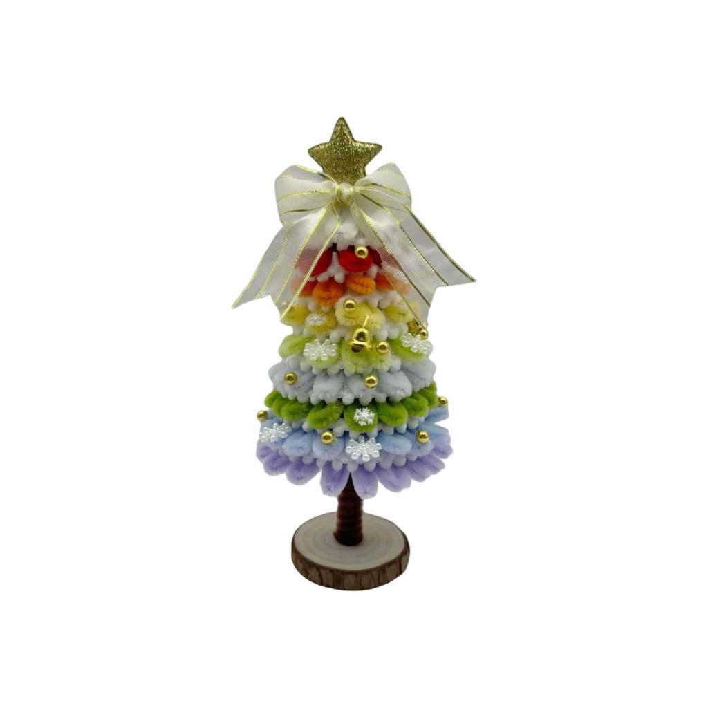 Christmas Tree Finished Product Christmas Stick Handmade DIY Finished Desktop Christmas Tree Decoration