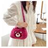 Cute Cartoon Cat Plush Crossbody Bag Girls Christmas Gift Doll Shoulder Handbag