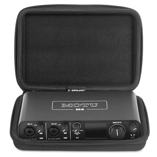 UDG U8498BL Creator Hard Case for MOTU M2 & M4, Black