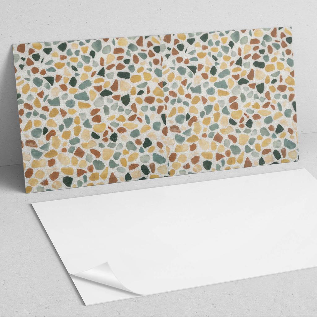 Kafelki Dekoracyjne Z Grafiką Przyklejane Klejkowy Wzór Mozaiki 10X40X20 Cm