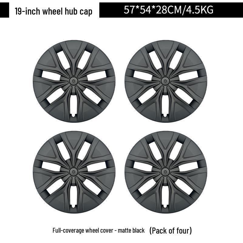 

19-24 Tesla Model Y 19-Inch Star Wheel Cover: Full Coverage & Anti-Scratch Decorative Accessory
