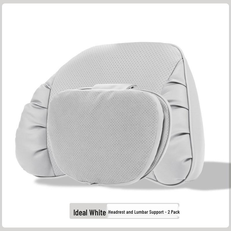 Mercedes-Benz & BMW Dual-Use Car Neck & Lumbar Support Pillow Set